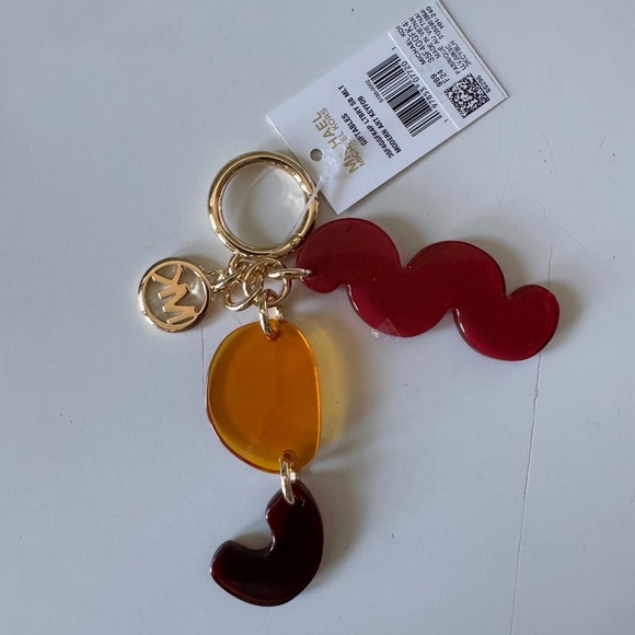 NWT Micheal Kors abstract Modern Art Keyfob key chain / bag charm - Picture 1 of 4